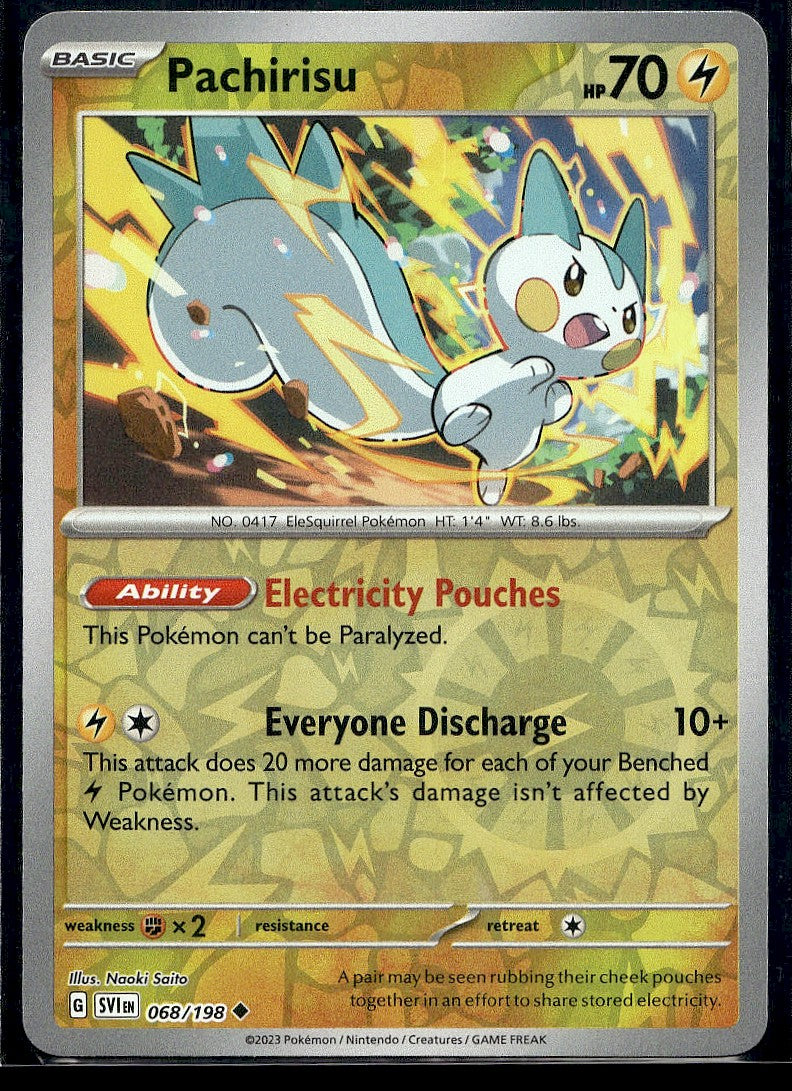 Pachirisu - 068/198 SV01: Scarlet & Violet Base Set Reverse Holo LP