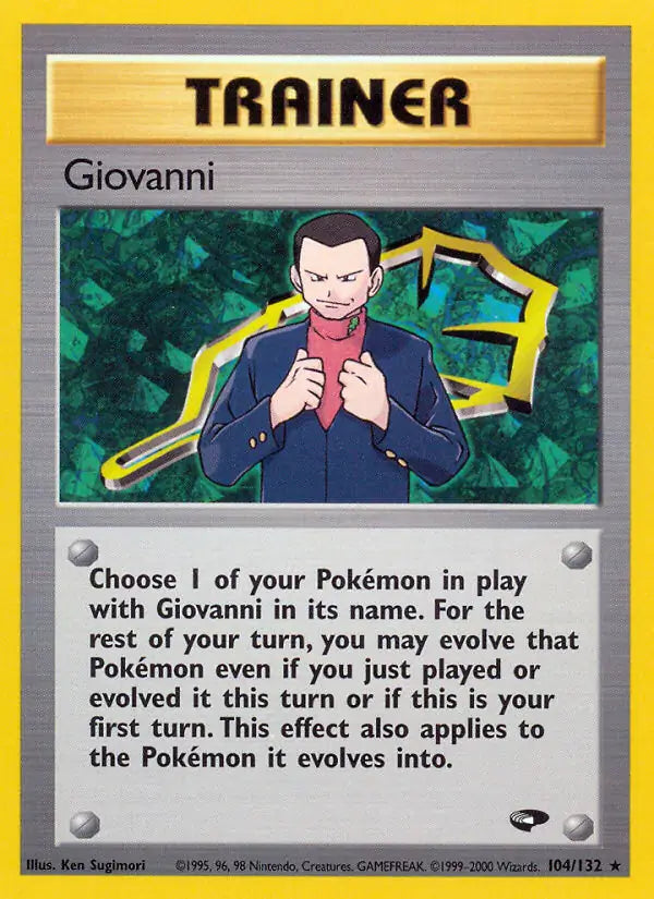 Giovanni (104) 104/132 Gym Challenge [Unlimited]