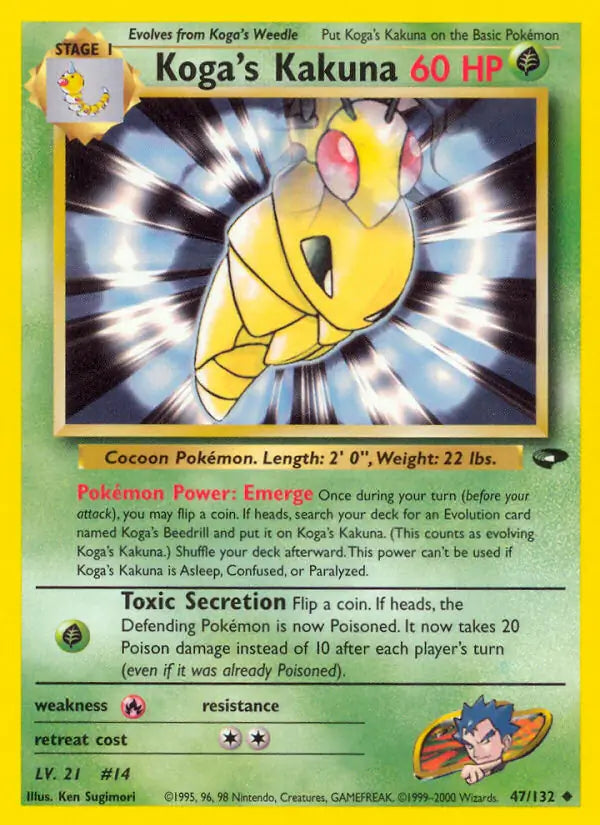 Koga's Kakuna 047/132 Gym Challenge [Unlimited]