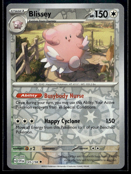 Blissey 145/198 SV01: Scarlet & Violet Base Set Reverse Holo LP