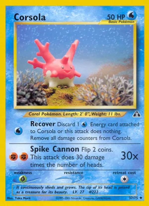 Corsola 37/75 Neo Discovery [Unlimited]