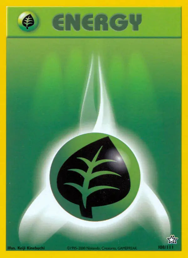 Grass Energy 108/111 Neo Genesis [Unlimited]