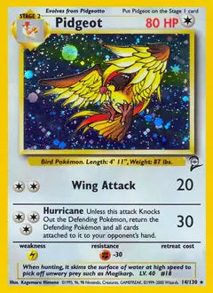 Pidgeot 014/130 Base Set 2