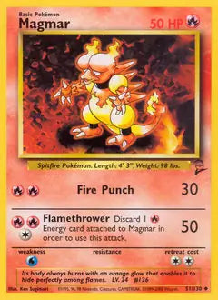 Magmar 051/130 Base Set 2