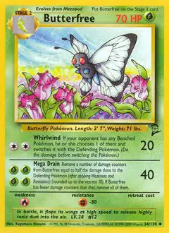 Butterfree 034/130 Base Set 2