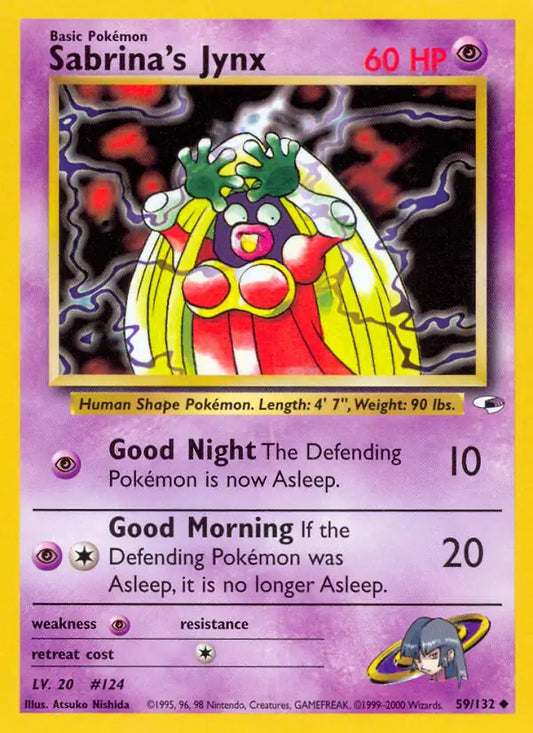 Sabrina's Jynx 059/132 Gym Heroes [Unlimited]