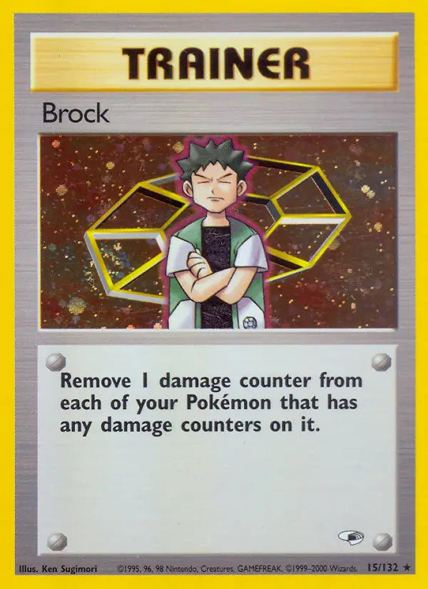 Brock (15) 015/132 Gym Heroes [Unlimited]