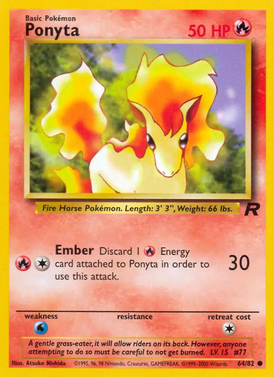 Ponyta 64/82 Team Rocket
