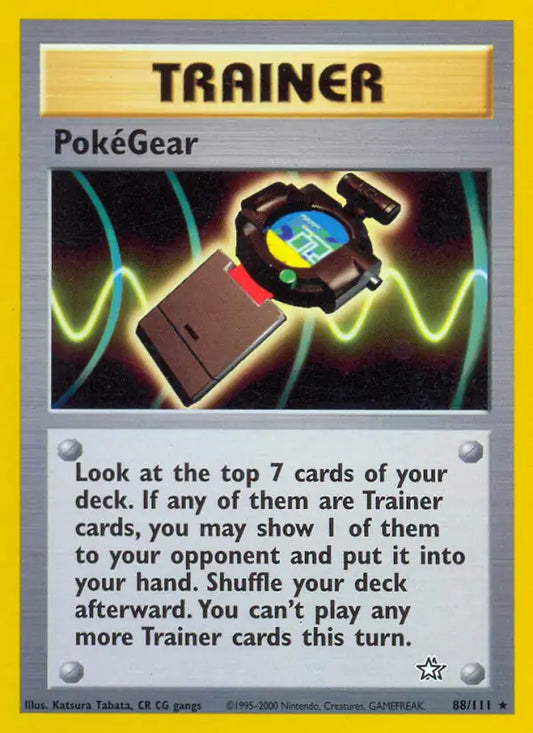 PokeGear 88/111 Neo Genesis [Unlimited]