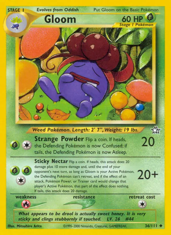 Gloom 036/111 Neo Genesis [Unlimited]