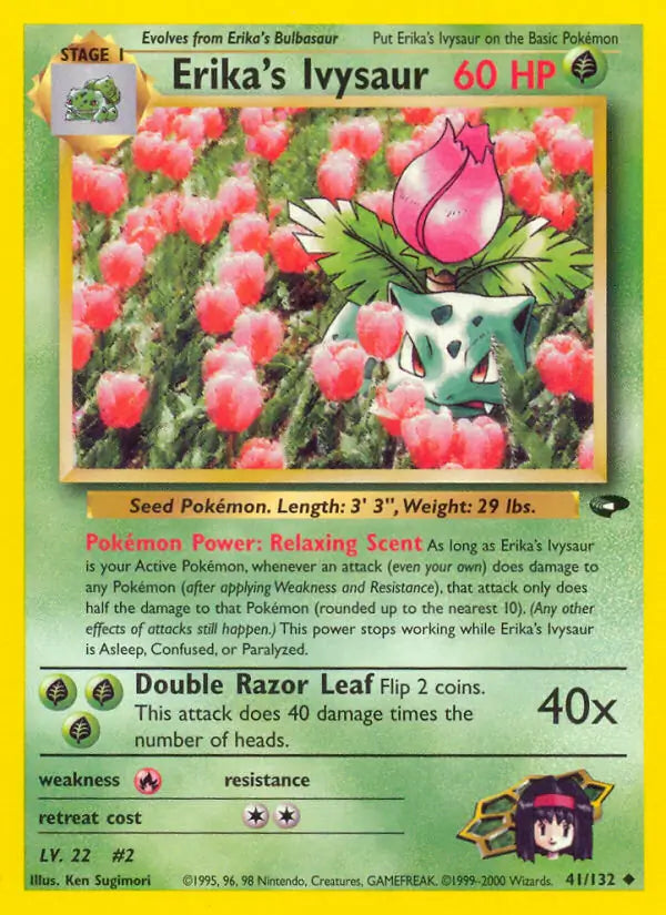 Erika's Ivysaur 041/132 Gym Challenge [Unlimited]