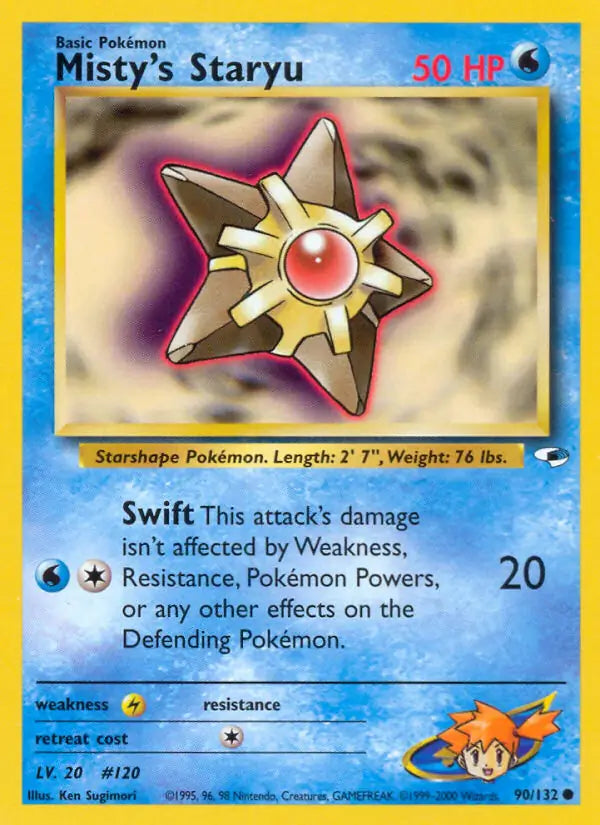 Misty's Staryu 090/132 Gym Heroes [Unlimited]