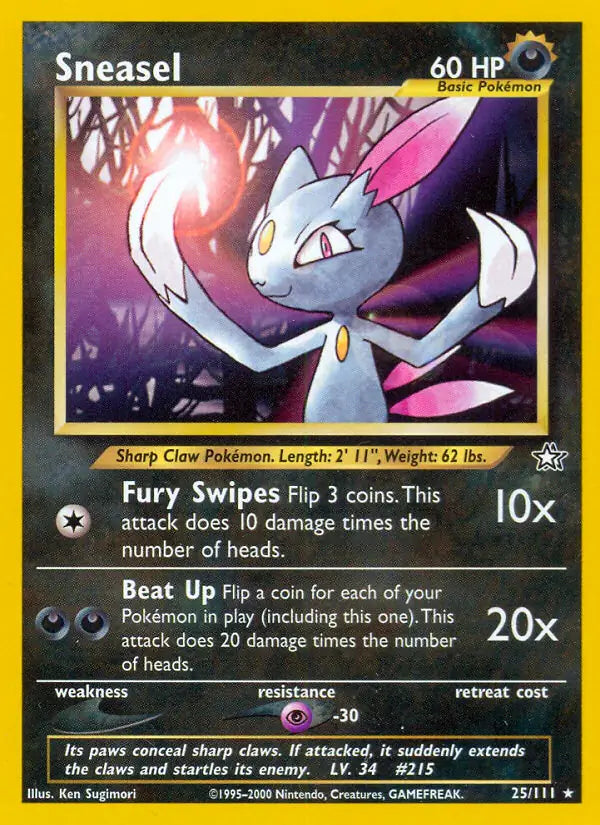 Sneasel 25/111 Neo Genesis [Unlimited]