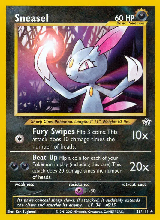 Sneasel 25/111 Neo Genesis [Unlimited]