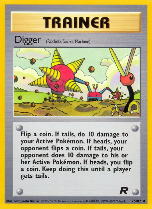 Digger (Rocket's Secret Machine) 75/82 Team Rocket