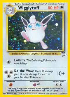 Wigglytuff 019/130 Base Set 2