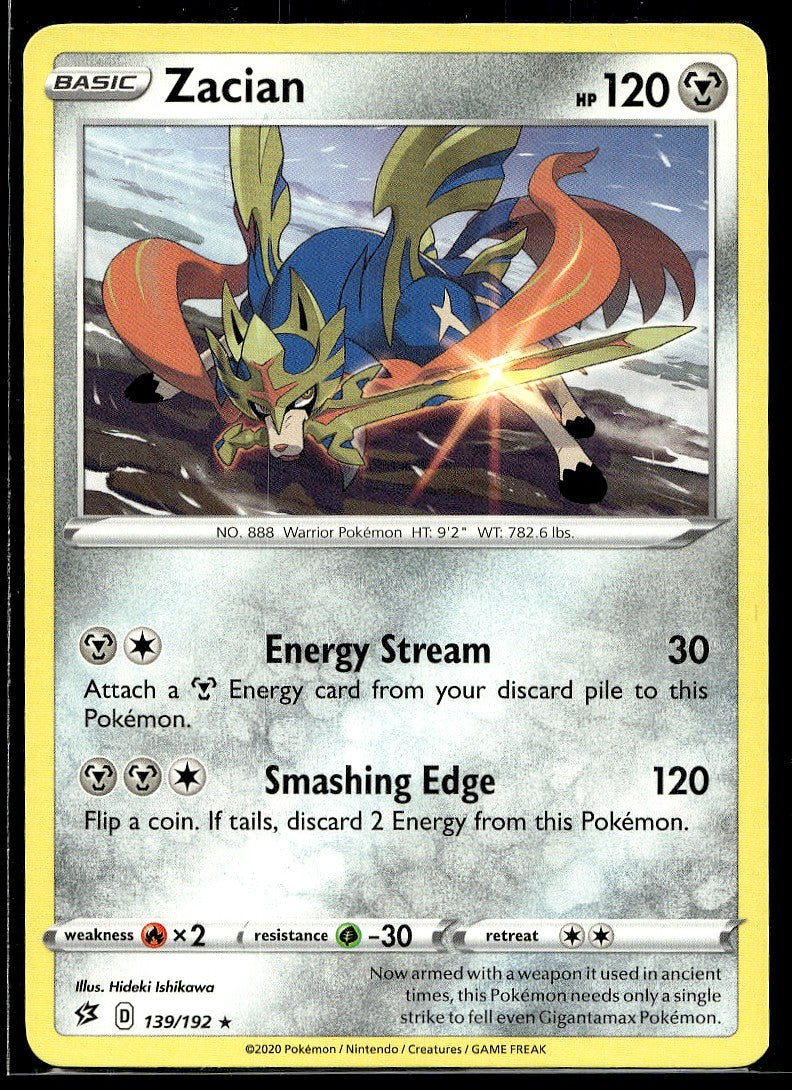 Zacian 139/192 SWSH02: Rebel Clash LP
