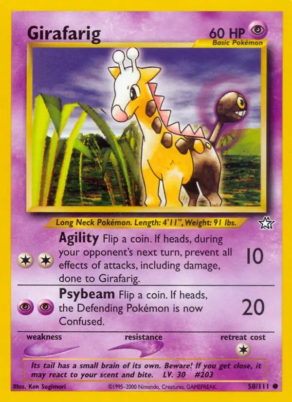 Girafarig 058/111 Neo Genesis [Unlimited]
