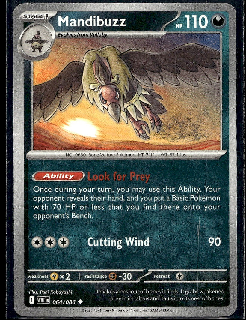 Mandibuzz 064/086 SV: White Flare LP