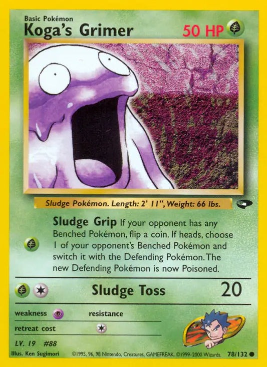 Koga's Grimer 078/132 Gym Challenge [Unlimited]