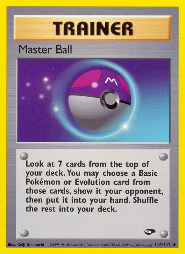 Master Ball 116/132 Gym Challenge [Unlimited]