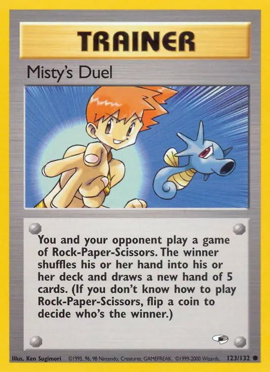 Misty's Duel 123/132 Gym Heroes [Unlimited]