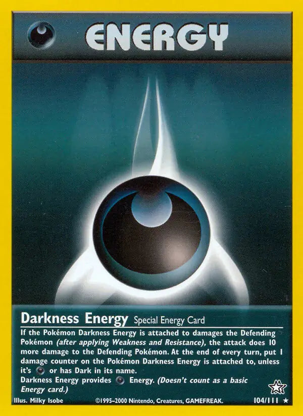 Darkness Energy 104/111 Neo Genesis [Unlimited]
