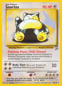 Snorlax 030/130 Base Set 2