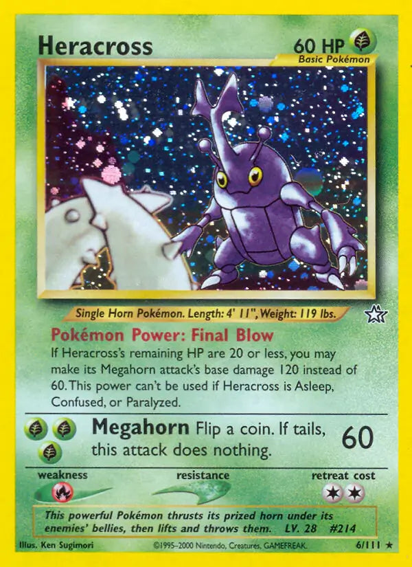 Heracross 006/111 Neo Genesis [Unlimited]