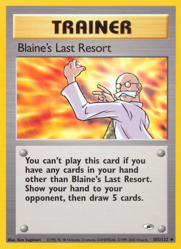 Blaine's Last Resort 105/132 Gym Heroes [Unlimited]