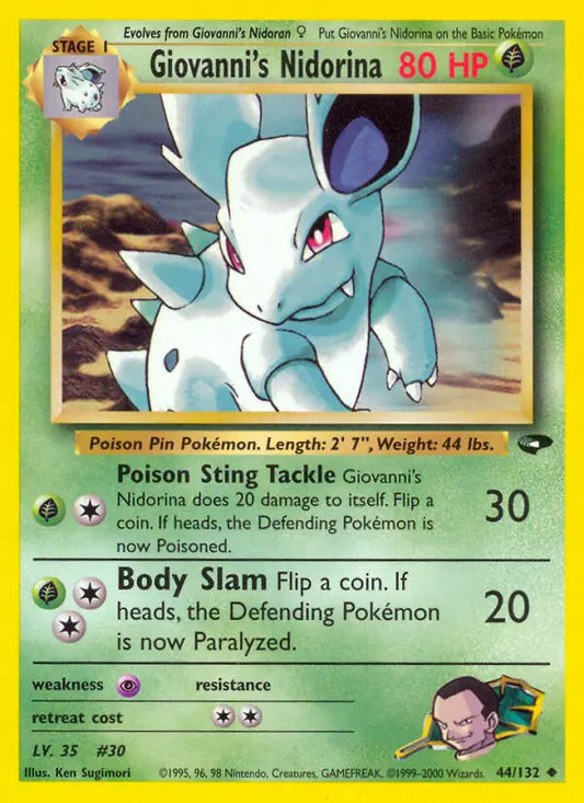 Giovanni's Nidorina 044/132 Gym Challenge [Unlimited]