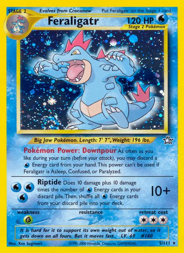 Feraligatr (5) 005/111 Neo Genesis [Unlimited]