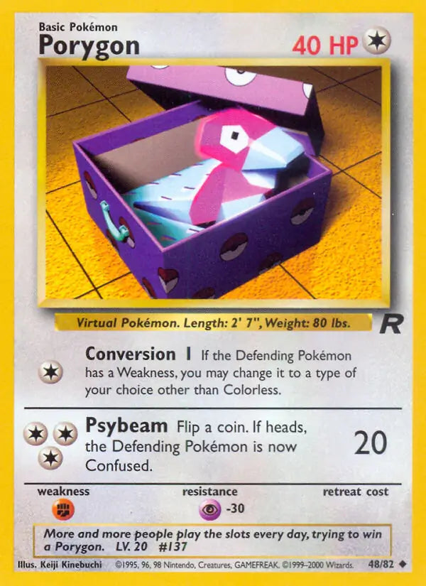 Porygon 48/82 Team Rocket