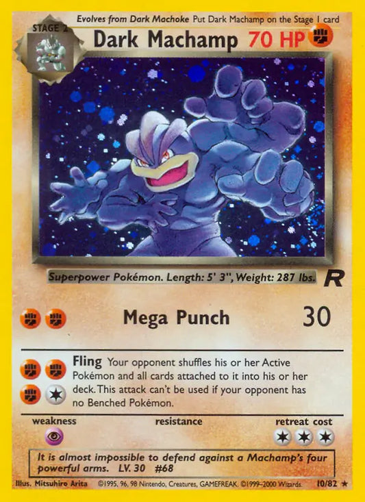 Dark Machamp (10) 10/82 Team Rocket