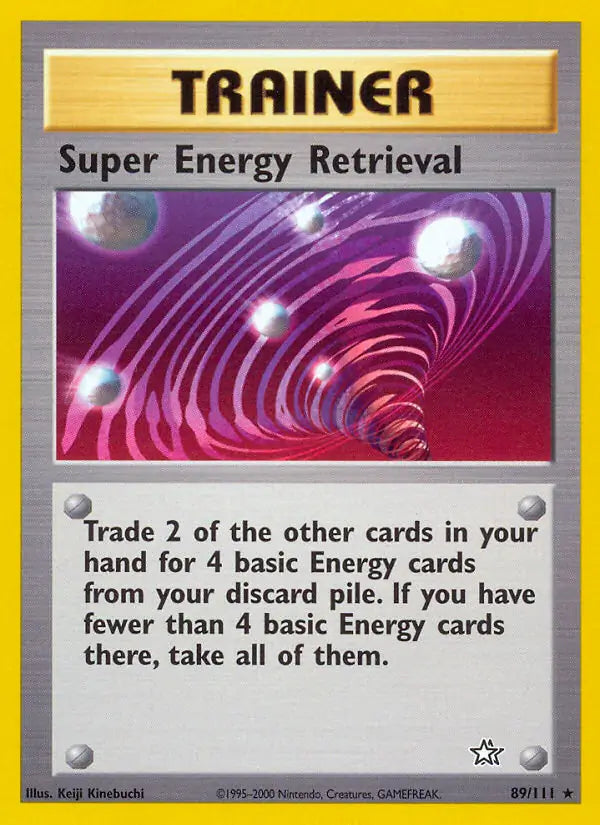 Super Energy Retrieval 089/111 Neo Genesis [Unlimited]