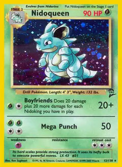 Nidoqueen 012/130 Base Set 2