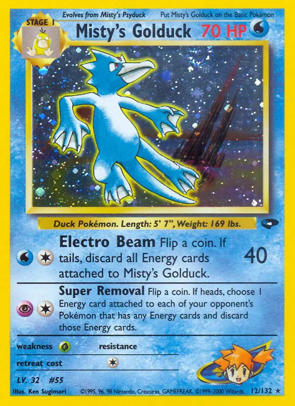 Misty's Golduck 012/132 Gym Challenge [Unlimited]