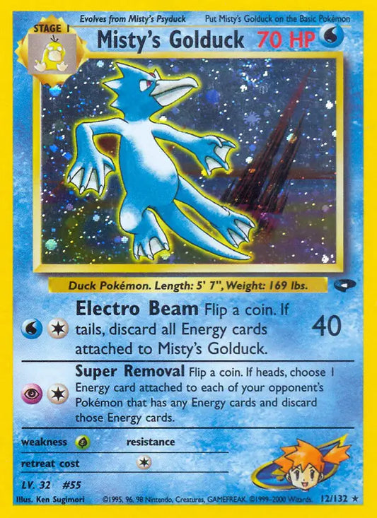 Misty's Golduck 012/132 Gym Challenge [Unlimited]