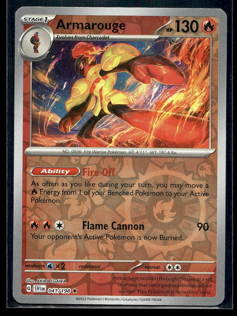 Armarouge - 041/198 SV01: Scarlet & Violet Base Set Reverse Holo LP