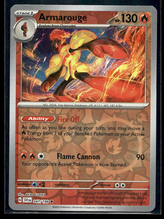 Armarouge - 041/198 SV01: Scarlet & Violet Base Set Reverse Holo LP