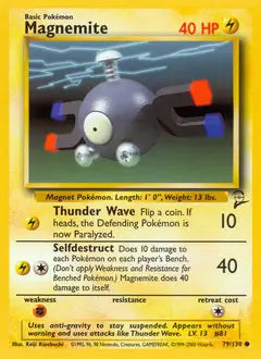 Magnemite 079/130 Base Set 2
