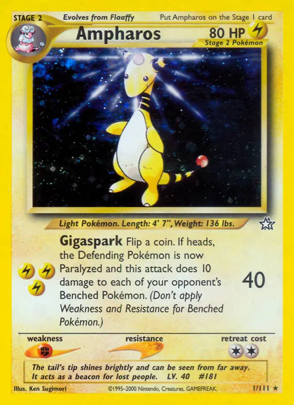 Ampharos 001/111 Neo Genesis [Unlimited]