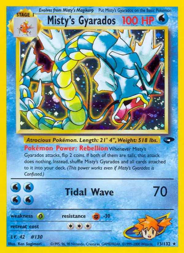 Misty's Gyarados 013/132 Gym Challenge [Unlimited]