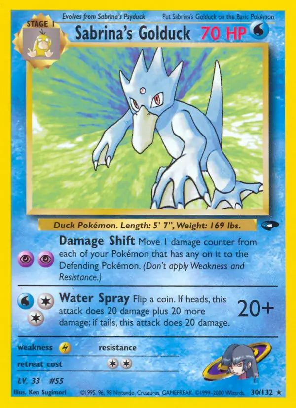Sabrina's Golduck 030/132 Gym Challenge [Unlimited]