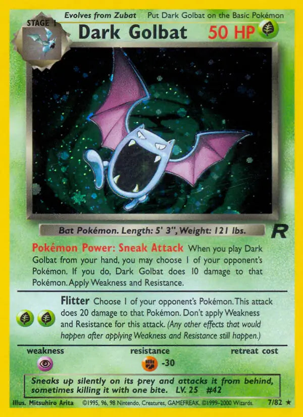 Dark Golbat (7) 07/82 Team Rocket