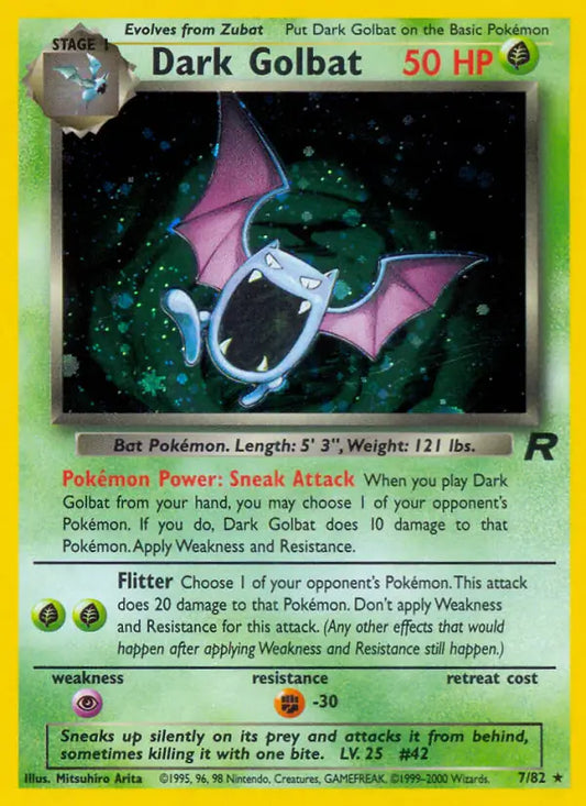 Dark Golbat (7) 07/82 Team Rocket