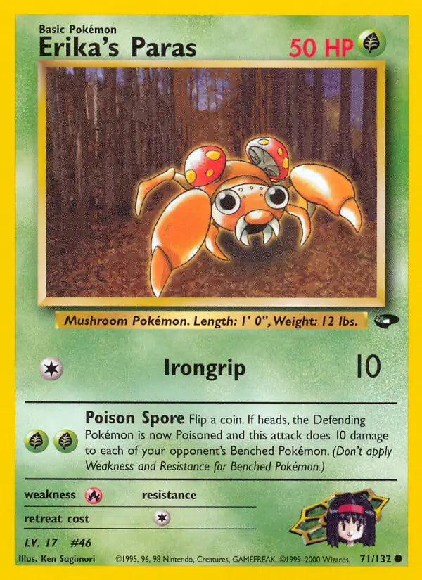 Erika's Paras 071/132 Gym Challenge [Unlimited]