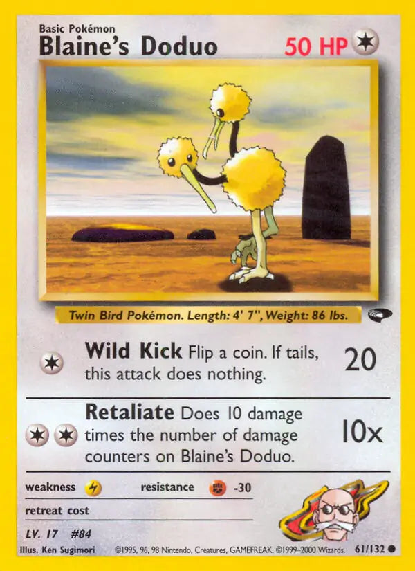Blaine's Doduo 061/132 Gym Challenge [Unlimited]