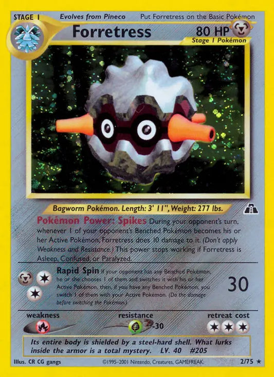 Forretress 2/75 Holo Neo Discovery [Unlimited]