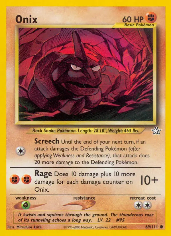 Onix 069/111 Neo Genesis [Unlimited]